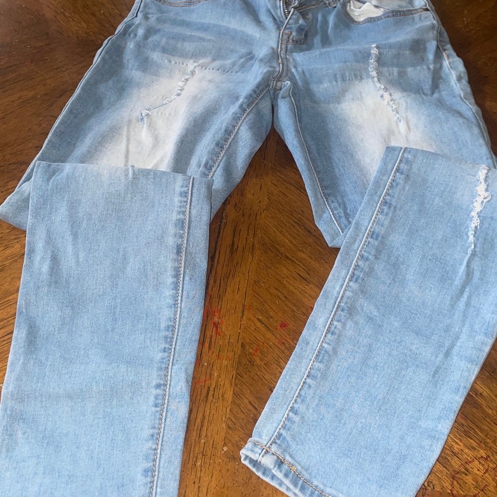 California distressed skinny jeans